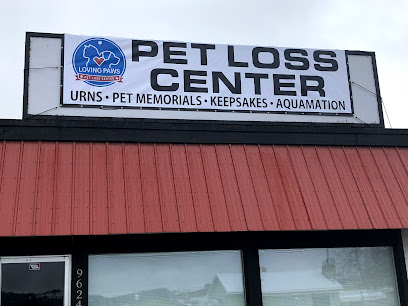 Loving Paws Pet Loss Center's logo