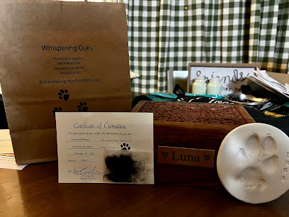 Whispering Oaks Pet Funeral's logo